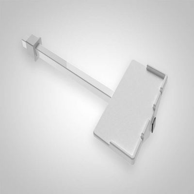 Aqua Creek F-LRW Pull Out Leg Rest44; White - Used in Spas with Benches