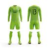 ORKY Customize Long Sleeve Soccer Jersey Men Kids Personalized Name Number Team Uniform Arrow(Green,4XL) view 2