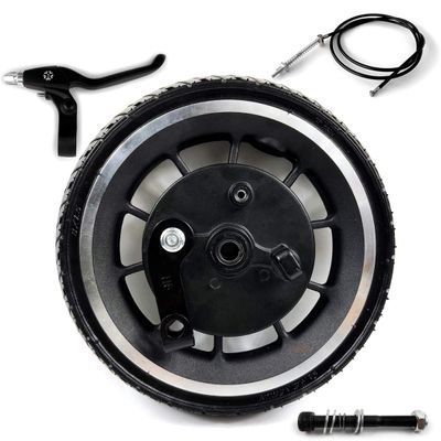 8-inch Scooter Wheel With Brake 8 Inch Solid Wheel With Drum Brake 200mm Tubeless Tyre And Expansion Brake The Hub Width 45mm (wheel 120 lever axle)