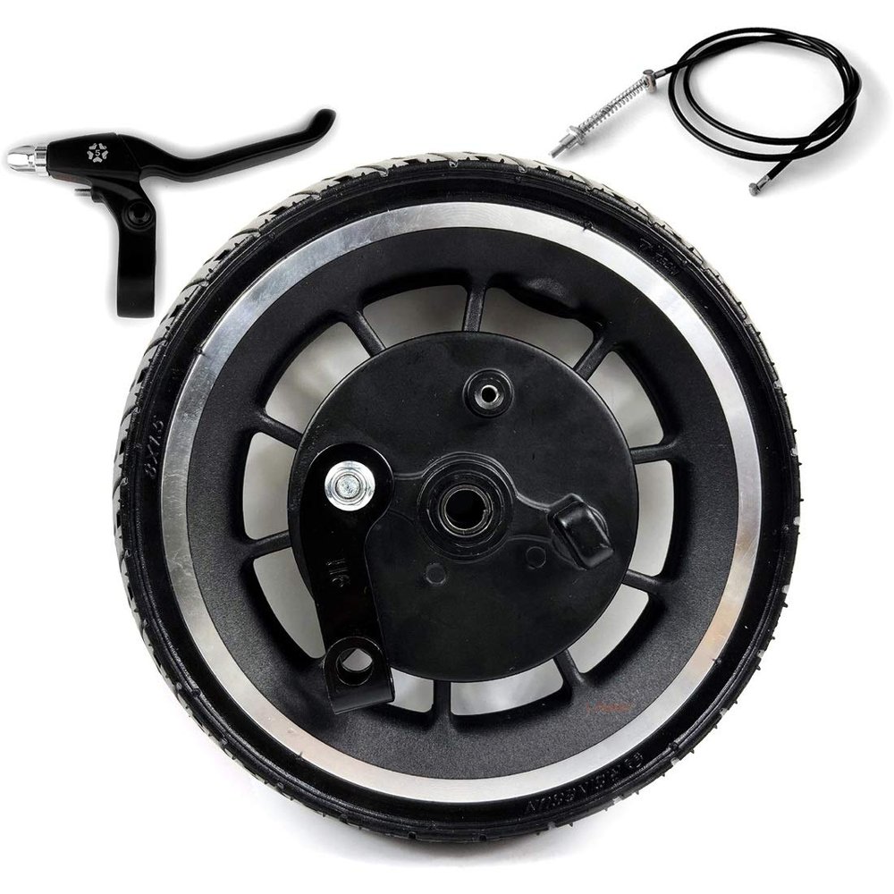 8-inch Scooter Wheel With Brake 8 Inch Solid Wheel With Drum Brake 200mm Tubeless Tyre And Expansion Brake The Hub Width 45mm (wheel cable180 lever)
