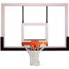 PerfectPitch 42 x 60 in. Acrylic Rectangular Backboard with Aluminum Front view 1