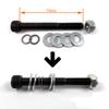 8-inch Scooter Wheel With Brake 8 Inch Solid Wheel With Drum Brake 200mm Tubeless Tyre And Expansion Brake The Hub Width 45mm (wheel 180 lever axle) view 3