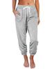 AUTOMET Womens High-Waisted Sweatpants with Pockets, Loose Lounge & Pajama Pants for Fall, Winter, Spring Yoga Travel Grey XL