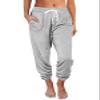 AUTOMET Womens High-Waisted Sweatpants with Pockets, Loose Lounge & Pajama Pants for Fall, Winter, Spring Yoga Travel Grey L view 1