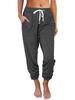 AUTOMET Womens High-Waisted Sweatpants with Pockets, Loose Lounge & Pajama Pants for Fall, Winter, Spring Yoga Travel Dark Grey M view 1