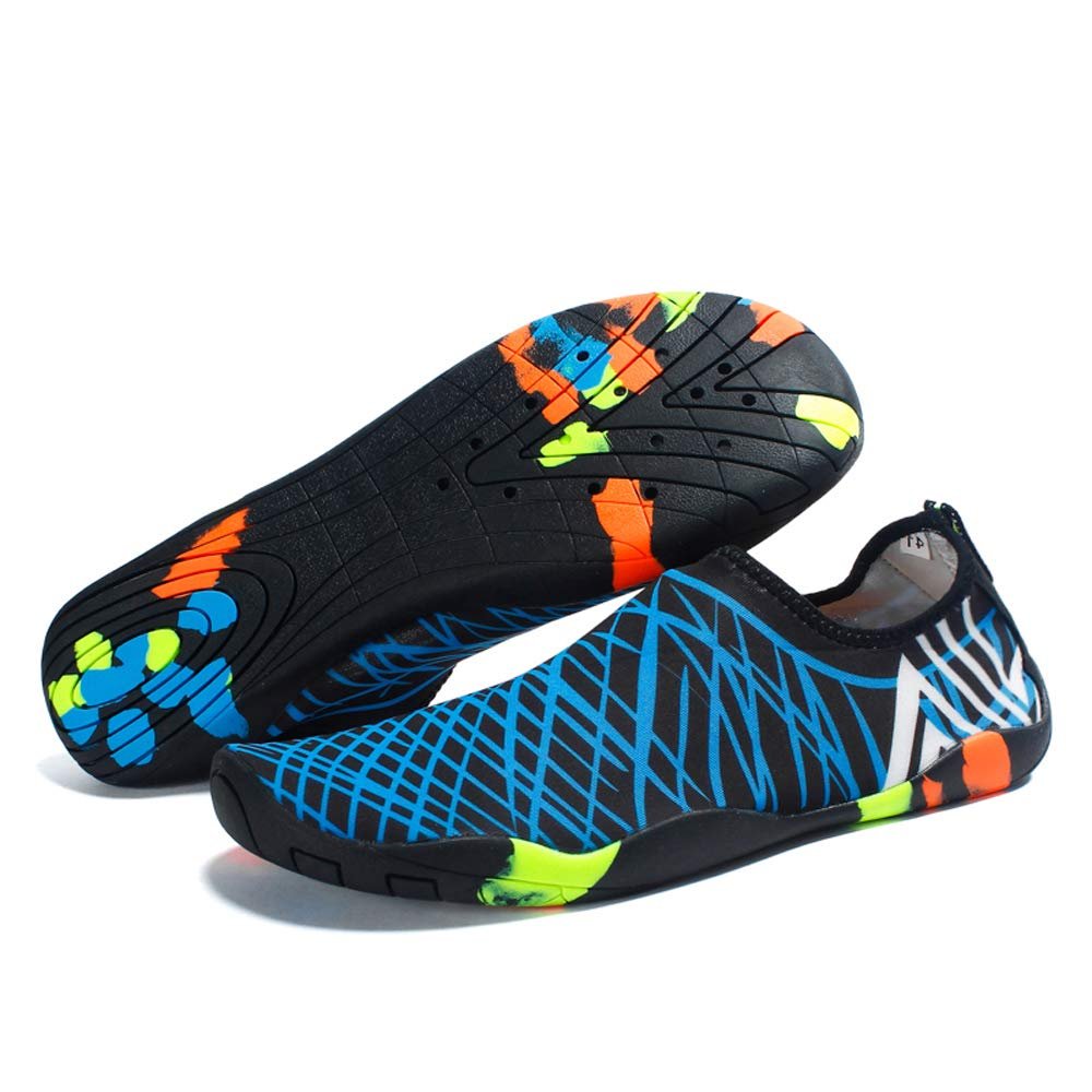 Hutop Water Shoes Womens Mens Kids Quick-Dry Aqua Socks Slip-on Barefoot for Outdoor Beach Swim Surf Yoga Exercise Soles in Amazon
