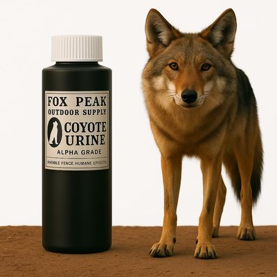 Fox Peak Outdoor Supply Coyote Urine 100% Pure Quality Coyote Urine (16 oz.)
