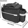 JUST DO Bike Bag Back Rack Bag Waterproof Bicycle Panniers Carrier Cooler Big Capacity With Bottle Bag For Rear Rack view 2