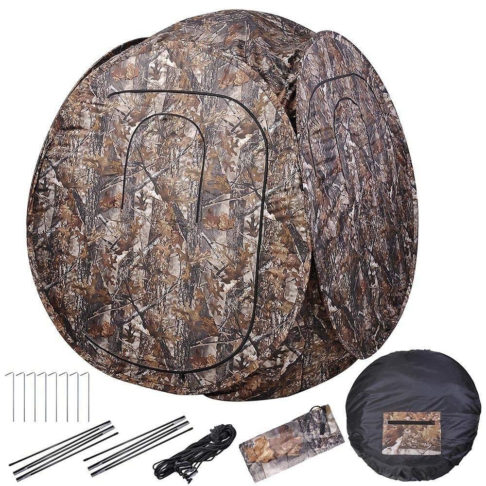 Athena Supply Company ASC 2 Person Portable Camo Pop Up Ground Hunting Blind
