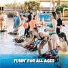 SKIP NN' HOLE Original Fun Stonne Skipping Meets Pool Cornhole Game Floating | for All Ages | Fun Swimming Pool Game for Adults and Family | Easy Setup, Durable, Portable Water and Lake Toy | view 3