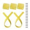 Coleman Cooler Hinge Replacement Kit - Unbreakable, Made in USA, Repurposed Fire Hose view 1