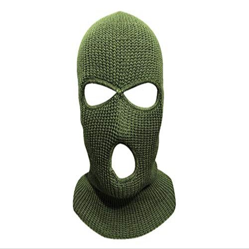 Mrlahat 3 Hole Ski Mask Face Neck Gaiter Beanie Balaclava Outdoor Sport Warm Full Face OSFM (Olive)