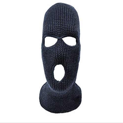 Mrlahat 3 Hole Ski Mask Face Neck Gaiter Beanie Balaclava Outdoor Sport Warm Full Face OSFM (Navy Blue)