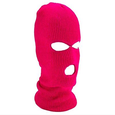 Mrlahat 3 Hole Ski Mask Face Neck Gaiter Beanie Balaclava Outdoor Sport Warm Full Face OSFM (Hot Pink)