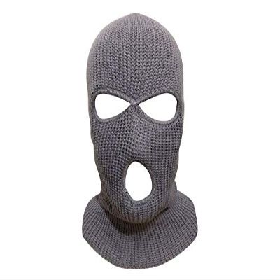Mrlahat 3 Hole Ski Mask Face Neck Gaiter Beanie Balaclava Outdoor Sport Warm Full Face OSFM (Charcoal)