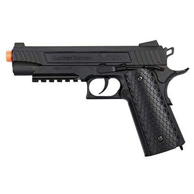 Lancer Tactical Cobra 1911 CO2 Half-Blowback Hand Gun Airsoft Pistol (Color: Black)