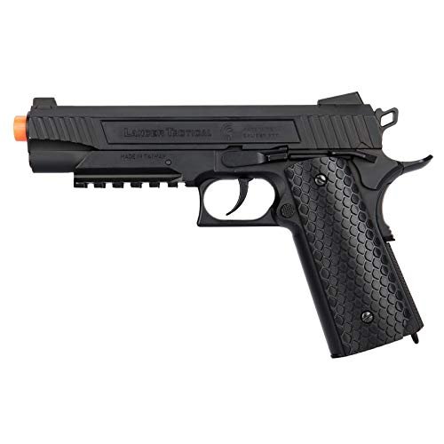 Lancer Tactical Cobra 1911 CO2 Half-Blowback Hand Gun Airsoft Pistol (Color: Black)