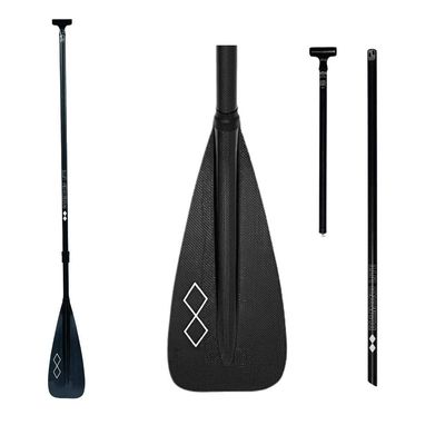 Diamond Lite Equipment Leverlock Adjustable Stand Up Paddle 3-Piece 3K Carbon