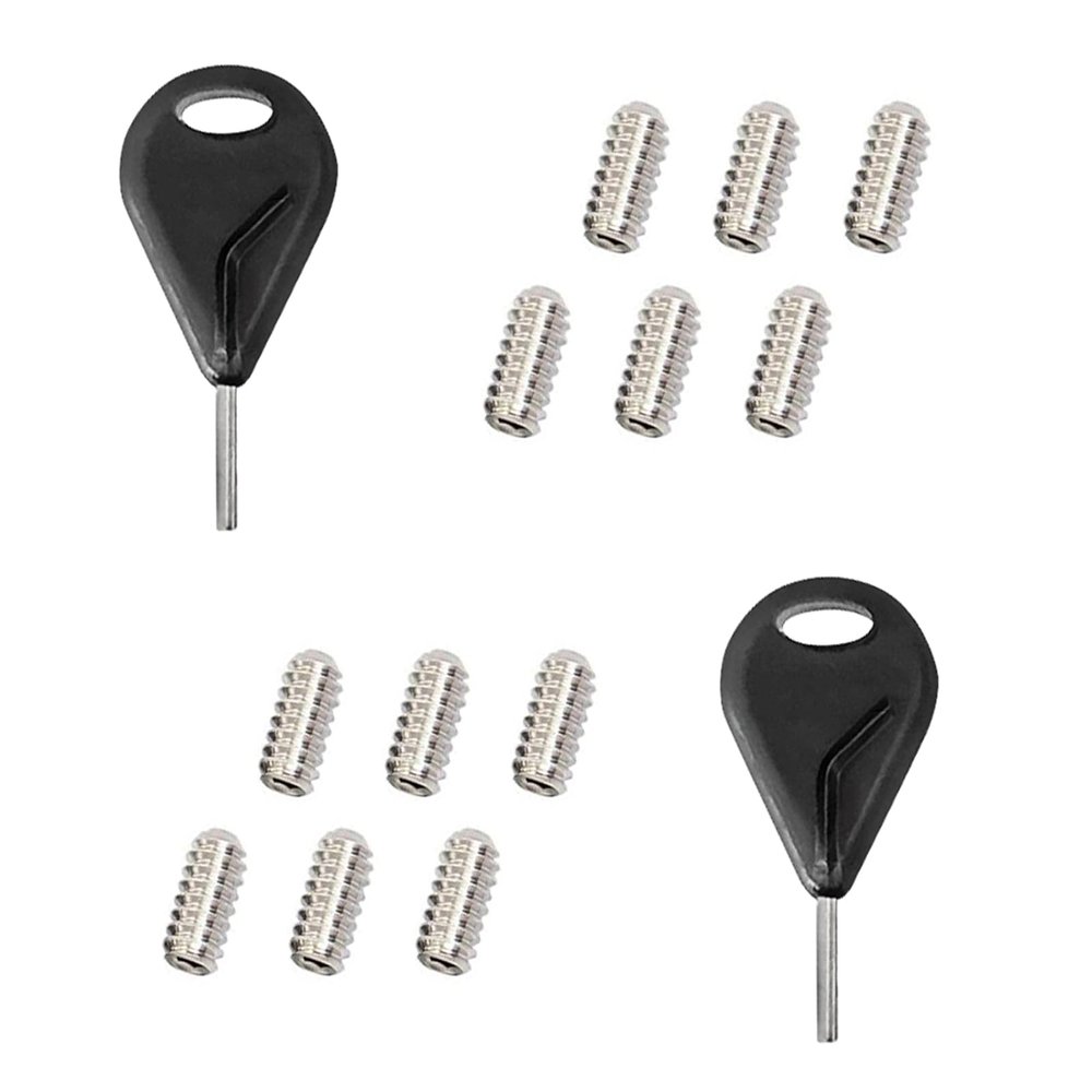 AQUBONA Surf Fin Keys & Screws, Surf Fin Tool Single tab & Dual tab Fin Screws, Surfboard Accessory Fin Key Screw for Stand Up Paddle Boards