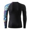 ADOREISM Men's Rash Guard Long Sleeves UPF 50+ Sun Protection Compression Swim Shirts for Men (HeyToucan, XL) view 4