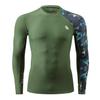 ADOREISM Men's Rash Guard Long Sleeves UPF 50+ Sun Protection Compression Swim Shirts for Men (Aborigines, M) view 3