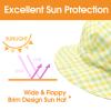 Baby Hats Infant Sun Hat for Baby Girl Hats 6-12 Months Baby Girl Sun Hat Infant Hat Baby Beach Hat Baby Boy Hat UPF 50+ view 3