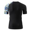 ADOREISM Men's Rash Guard Short Sleeve Quick-Dry UPF 50+ Sun Protection Compression Swim Shirts for Men (HeyToucan, M) view 4