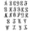 Engraved Customize Personalized Design Signs Custom Alphabet Monogram Wedding Gift Mens Womens Initial Ring view 3