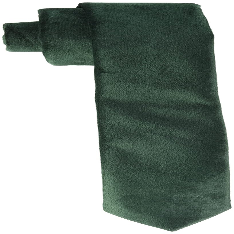 Isaac Mizrahi boys Isaac Mizrahi Boy's Solid Velvet Necktie, Hunter Green, 48 US