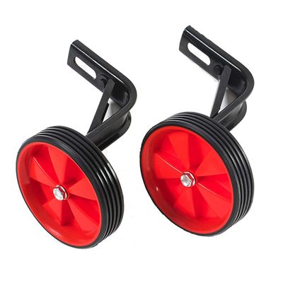 FUFU Bicycle Training Wheel Children's Bicycle Stabilizer Universal 12-20 Inch Children's Bicycle Stabilizer, Color Optional (Color : Red, Size : 16in)