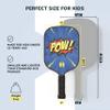Helium Pickleball Paddle for Kids  Child Size Paddle for Children Under 12, Lightweight Honeycomb Core, Graphite Strike Face, Pickleball Paddle & Drawstring Bag - POW! view 2