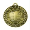 10 Pack 1st Place Gold Medals Trophy Award with Neck Ribbons WAMG-991 view 2