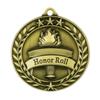 10 Pack Honor Roll Gold Medals Trophy Award with Neck Ribbons WAMG-998 view 2