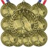 10 Pack Religion Religious Gold Medals Trophy Award with Neck Ribbons WAMG-958 view 1