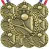 10 Pack Tennis Gold Medals Trophy Award with Neck Ribbons WAMG-974 view 1