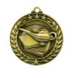 10 Pack Scholastic Gold Medals Trophy Award with Neck Ribbons WAMG-908 view 2