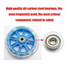 FUFU Bicycle Training Wheels Heavy Duty Adjustable Bike Stabilizers for Kids Bikes of 12 14 16 18 20 Inch (Color : Blue, Size : 20in) view 2