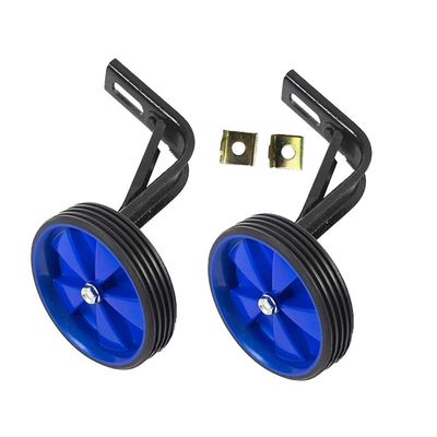 FUFU Children's Tricycle, Stabilisers Training Wheels, Adjustable Wheel Stabilisers, Stabilisers Childs Bike for 12-20 Inch (Color : Blue, Size : 12in)