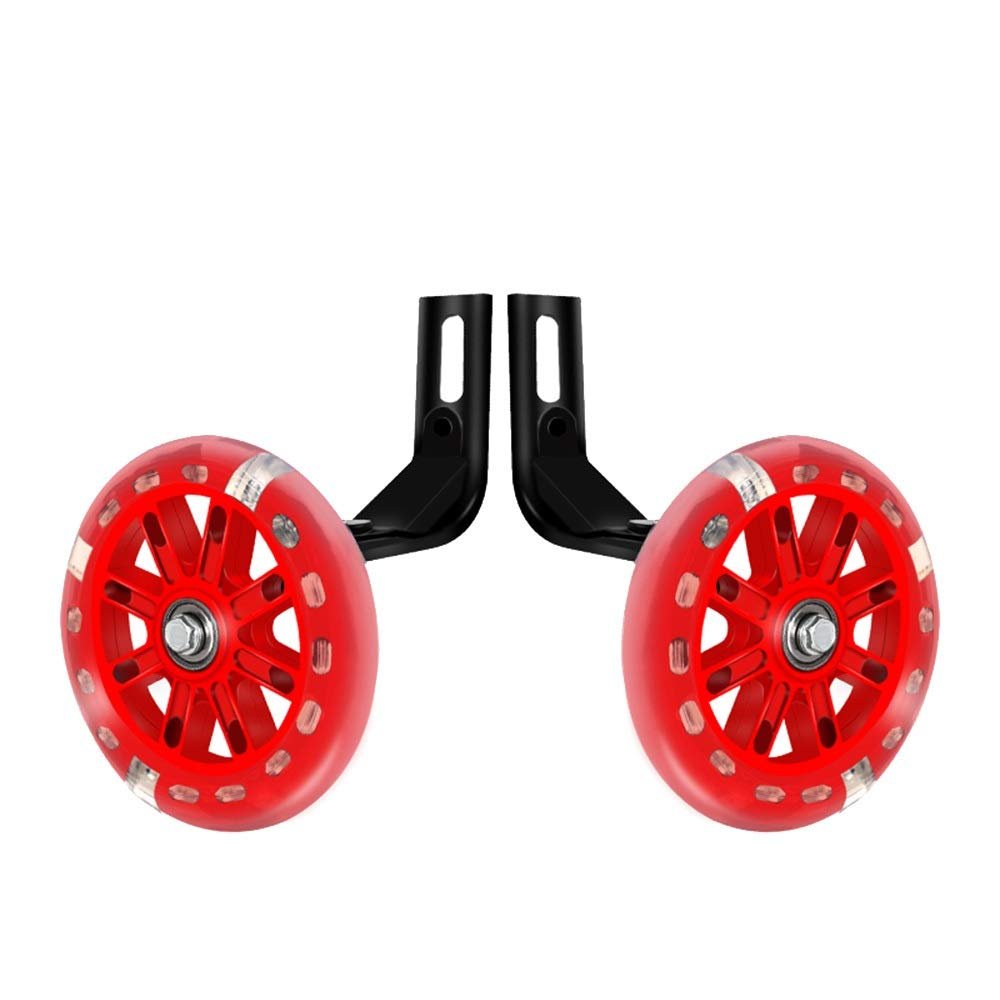 FUFU Universal Training WheelsStabilisers for Childs BikeBicycle StabilisersAuxiliary Wheel BicycleKids Bike Stabilizers (Color : Red, Size : 18in)