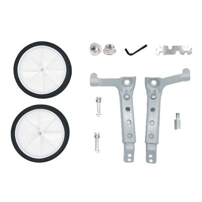 FUFU Bike Stabilisers Bicycle Stabilisers for Cycle Children,18/20 Inch Kids Bicycle (Color : Silver)