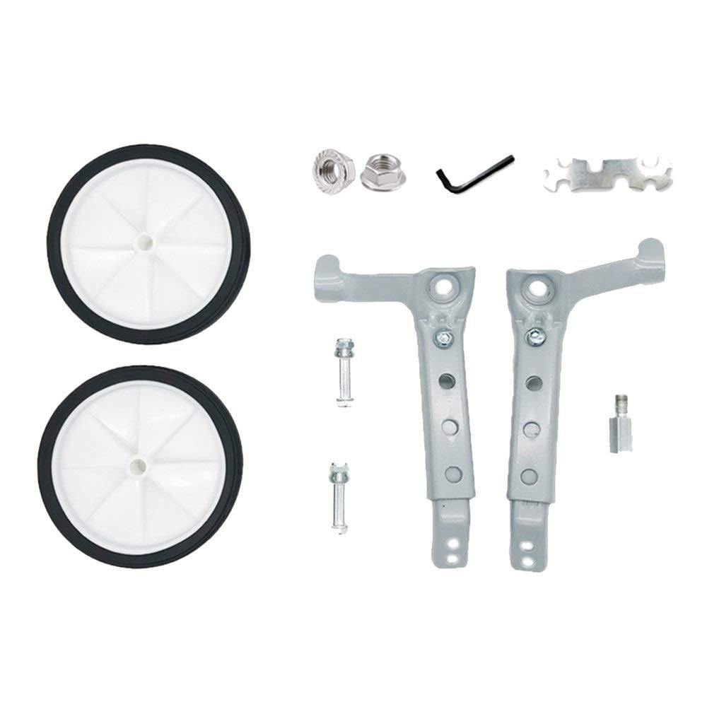 FUFU Bike Stabilisers Bicycle Stabilisers for Cycle Children,18/20 Inch Kids Bicycle (Color : Silver)