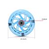 FUFU Children's Bicycle Training Wheel LED Luminous Bicycle Stabilizer 12-18 Inch Children's Bicycle (Color : Blue, Size : 14in) view 3