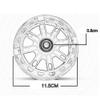 FUFU Support Wheel Children's Bicycle, Children's Tricycle, Stabilizer Training Wheels, Adjustable Wheel Stabilizer (12 to 20 Inches) (Color : C, Size : 20in) view 2