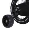 FUFU Bicycle Training Flashing Wheel, Child Bicycle Stabilizer Support Wheel 12 14 16 18 Inch Bicycle (Color : Black, Size : 14in) view 3