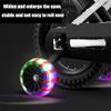 FUFU Bicycle Training Flashing Wheel, Child Bicycle Stabilizer Support Wheel 12 14 16 18 Inch Bicycle (Color : Black, Size : 12in) view 2