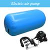 BYBAG Air Barrel Back Roller Inflatable Tumbling Mat with Electric Pump,Tumble Track Gymnastic Equipment Exercise Mats for Home Use,Gym Training,Cheer leading,Yoga(BLUE, 60CM*100CM) view 2