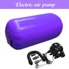 BYBAG Air Barrel Back Roller Inflatable Tumbling Mat with Electric Pump,Tumble Track Gymnastic Equipment Exercise Mats for Home Use,Gym Training,Cheer leading,Yoga(PURPLE, 75CM*120CM) view 2