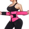 ANGOOL Neopren Waist Trainer For Women,Workout Plus Size Trimmer Belt Sauna Sweat Corset Cincher With Zipper M Pink view 1