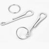 BESPORTBLE Heavy Duty Key Ring Clamp Keychain Clip Chain Hooks Stainless Steel Buckles for Belt Practical Design view 4