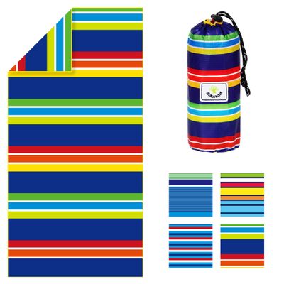 4Monster Microfiber Beach Towel Quick Dry,Super Absorbent Lightweight Travel Towel for Swimmers, Sand Free Camping Towel, Beach Towels for Pool,Swim,Water Sports,Yoga